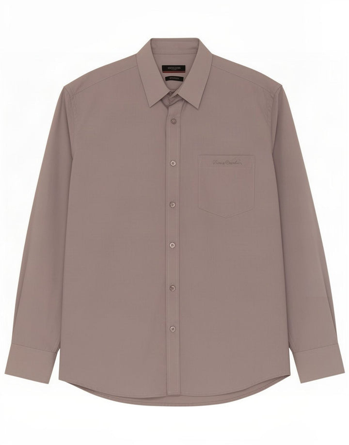 Pierre Cardin Chemise Regular Fit Homme Grand Gris Polyester