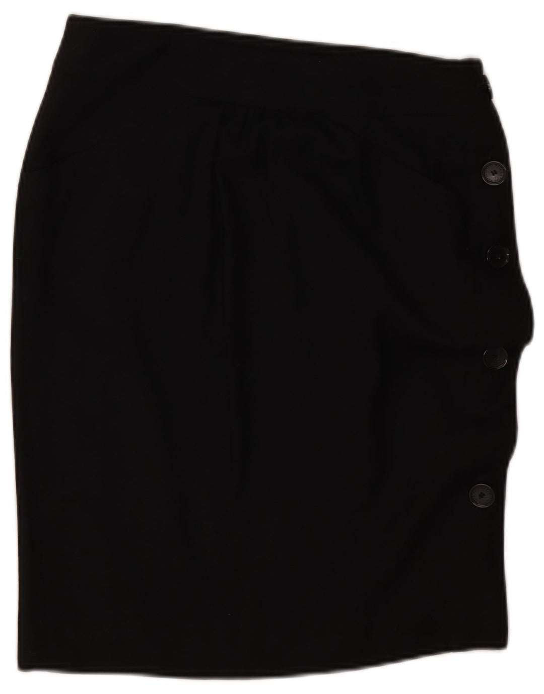 Patrizia Pepe Jupe Crayon Femme IT 42 Medium W30 Laine Vierge Noire