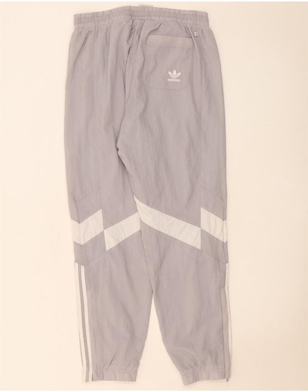 Adidas Pantalon de survêtement pour femme Joggers UK 14 Large Gris Colorblock