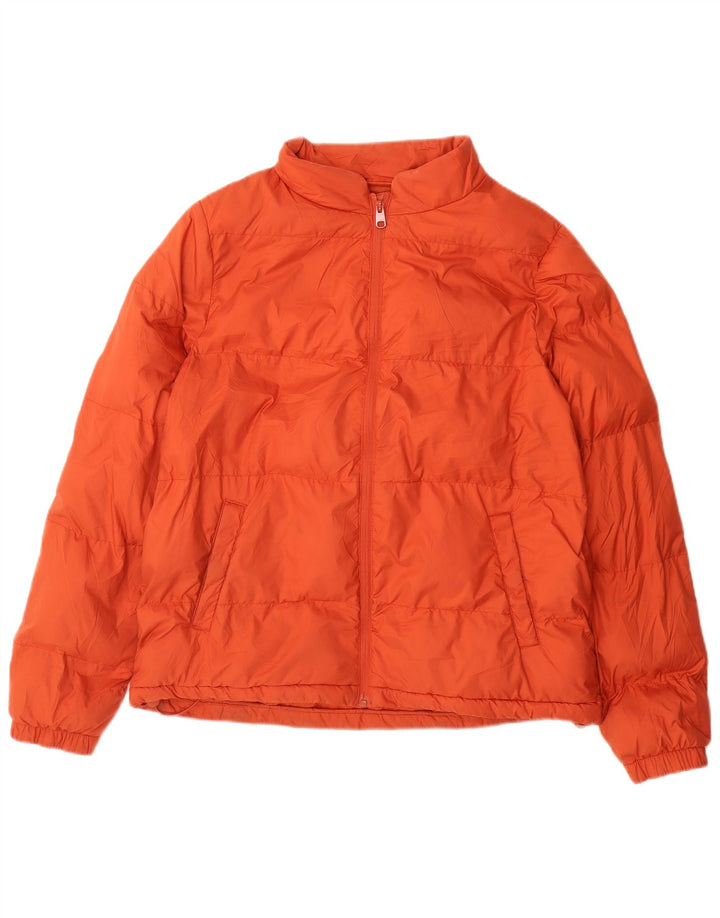 Fat Face Veste matelassée pour femme UK 12 Orange moyen Polyester