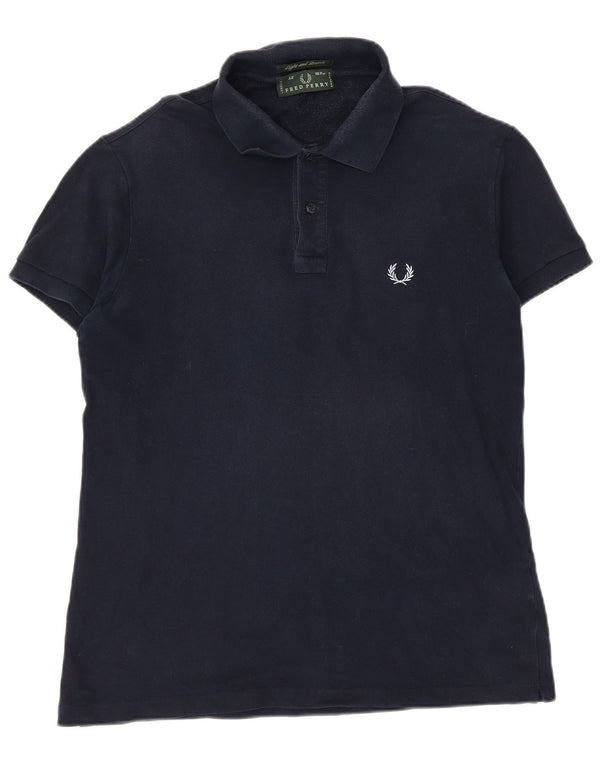 Fred Perry Polo Homme Taille 42 Coton Bleu Marine Moyen