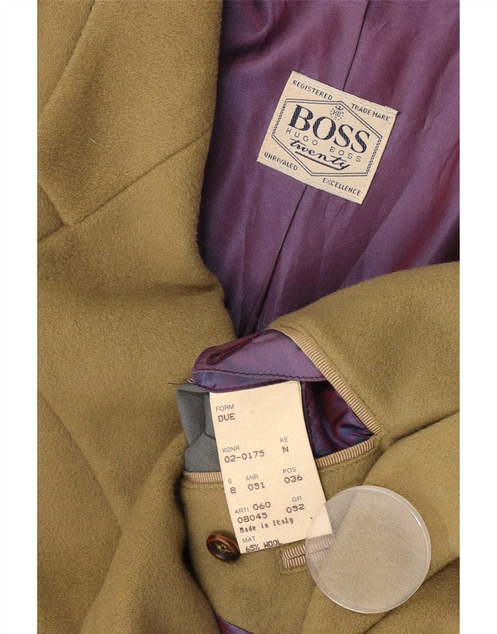 Hugo Boss Hommes 2 Bouton Blazer Veste IT 52 XL Vert Laine