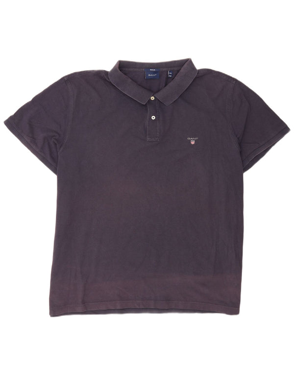 Gant Polo Regular Fit Homme 5XL Bleu Marine