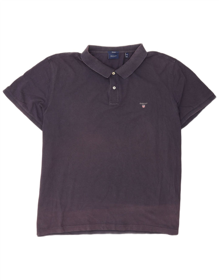 Gant Polo Regular Fit Homme 5XL Bleu Marine