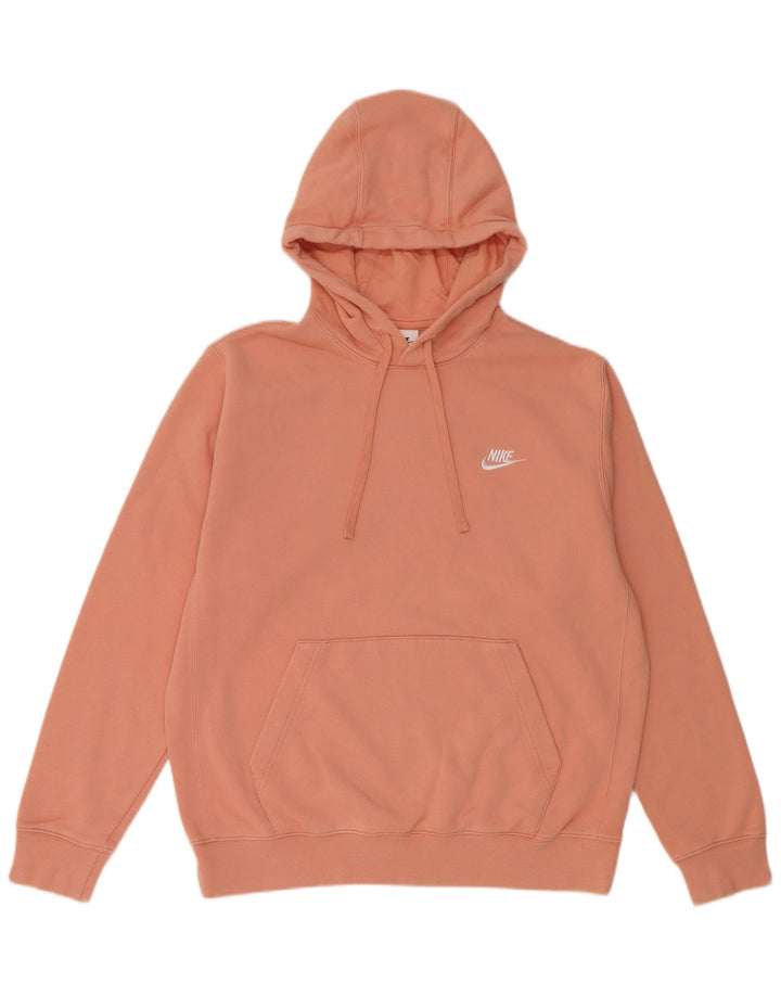 NIKE Pull à capuche pour homme en coton orange moyen