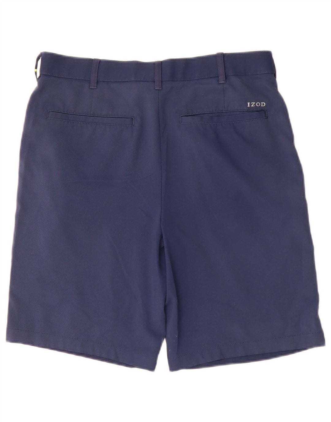 Izod Short Chino Homme Coupe Droite W32 Bleu Marine Moyen Polyester