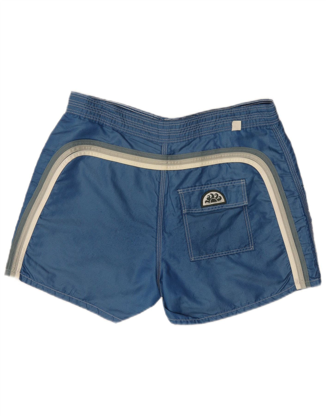 Sundek Short de bain homme grand nylon bleu