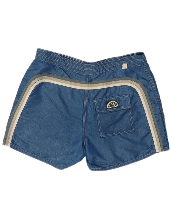 Sundek Short de bain homme grand nylon bleu
