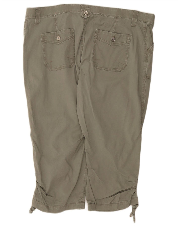 Lee Pantalon Capri Femme W40 L19 Gris Coton