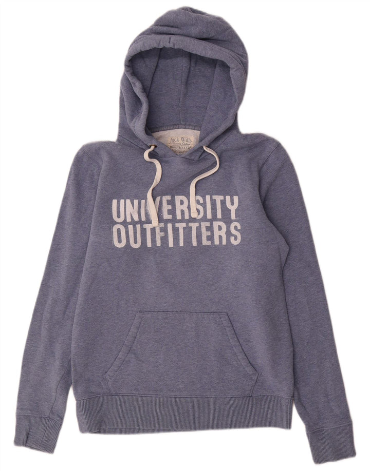 JACK WILLS Pull à capuche pour femme UK 12 Bleu marine moyen