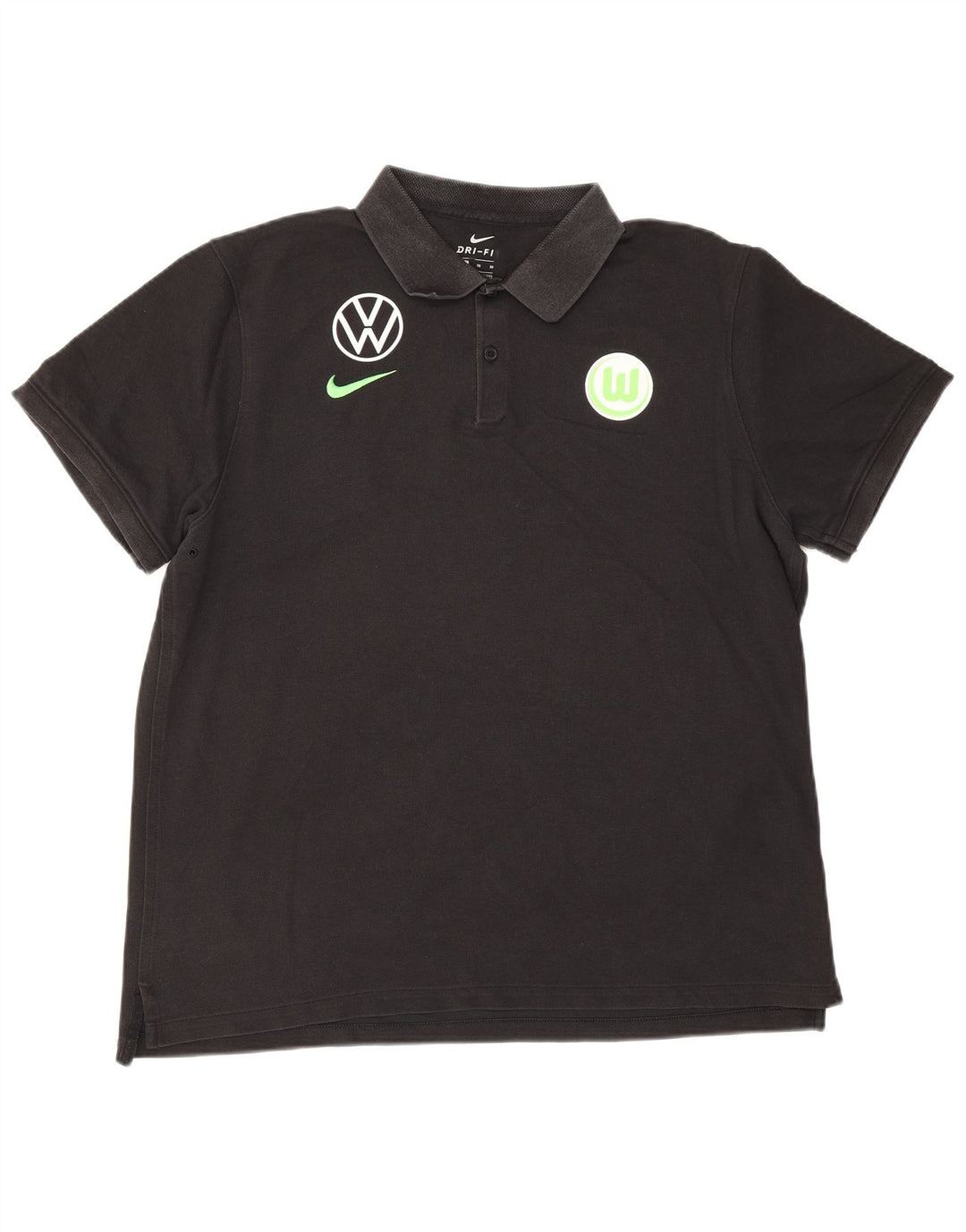 Nike Polo Graphique Homme XL Noir Coton