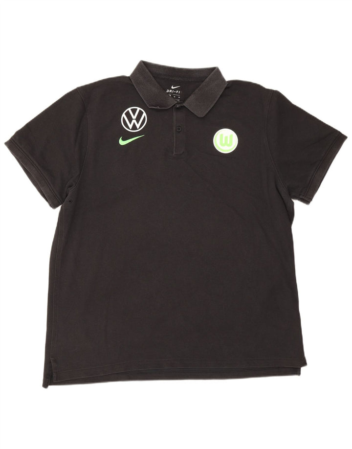 Nike Polo Graphique Homme XL Noir Coton