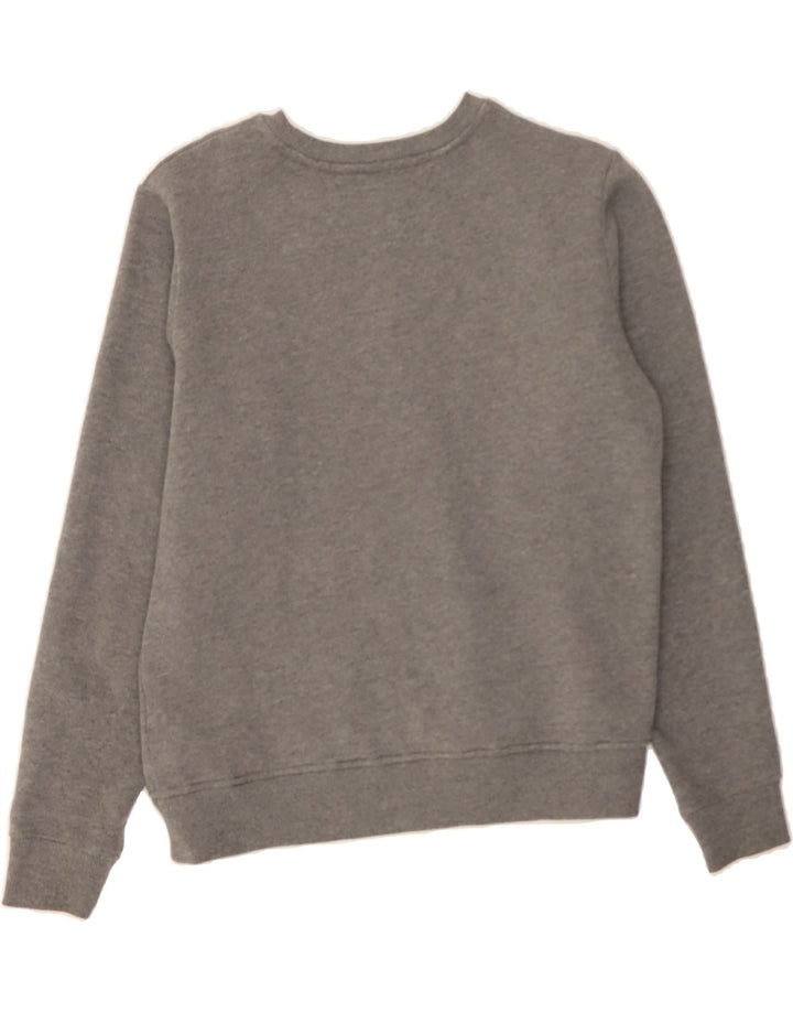 TOMMY HILFIGER Womens Graphic Sweatshirt Jumper UK 14 Medium Grey Cotton Vintage Tommy Hilfiger and Second-Hand Tommy Hilfiger from Messina Hembry 