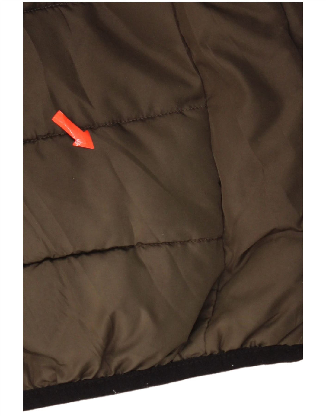 Champion Veste matelassée à capuche pour homme UK 38 Medium Kaki Polyester