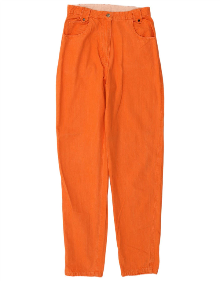 C&A Pantalon décontracté taille haute fuselé pour femme EU 38 Medium W26 L31 Orange