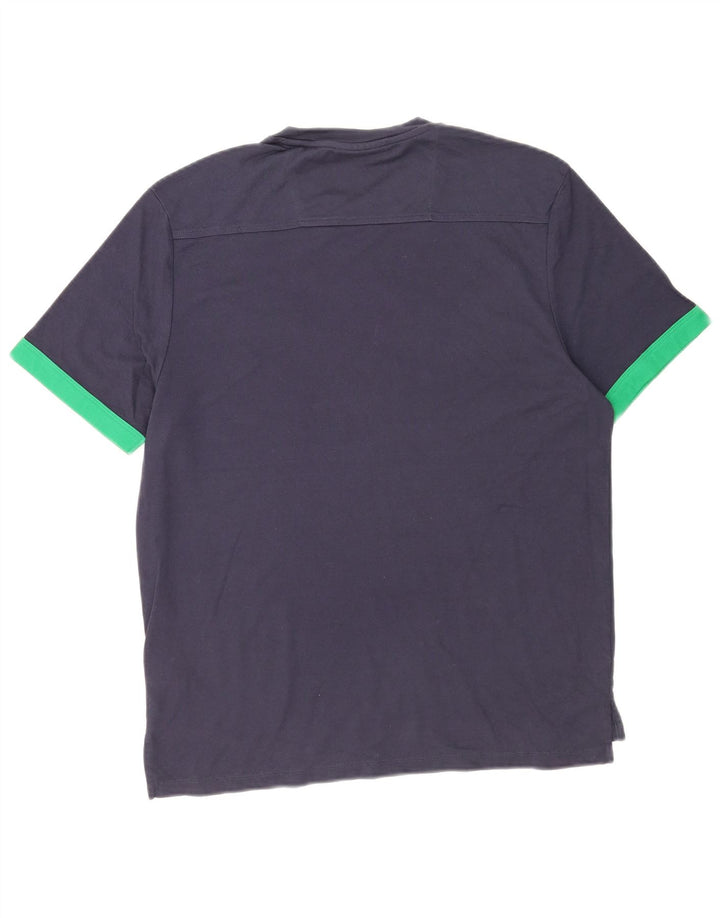 Dkny T-Shirt Homme Bleu Marine Moyen Coton