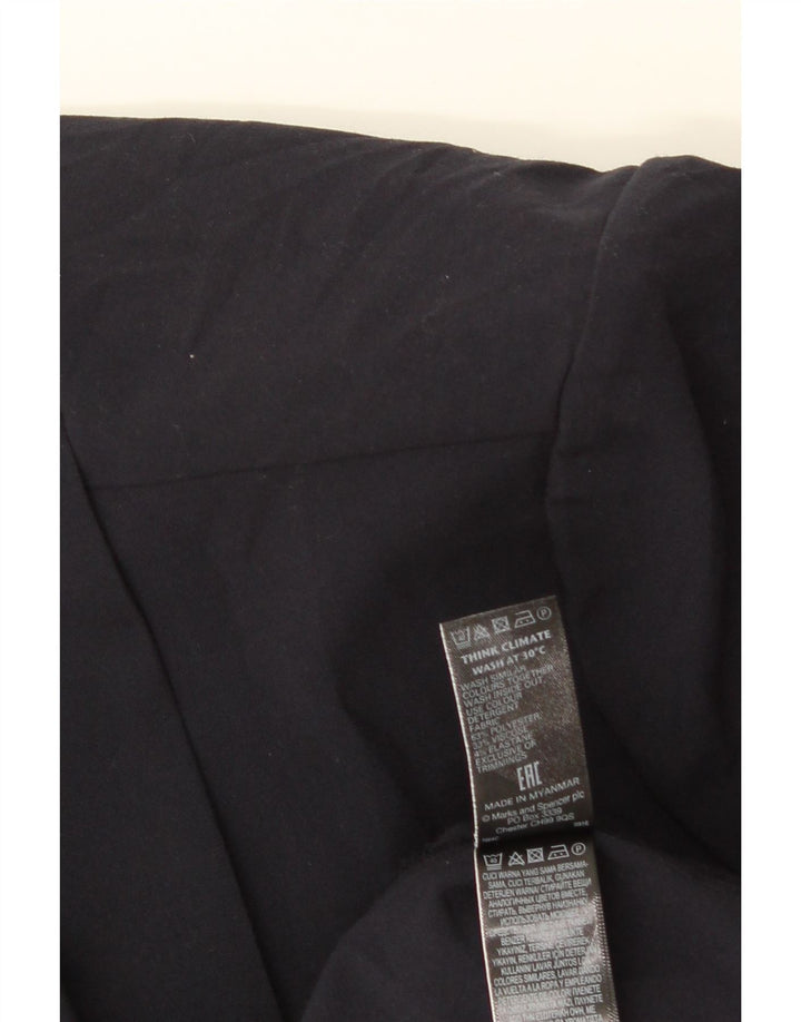 Marks & Spencer Veste blazer ouverte pour femme UK 20 2XL Bleu marine Polyester