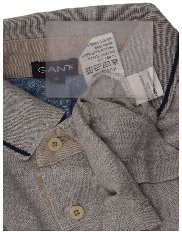 Gant Polo Homme Gris Moyen Rayé Coton