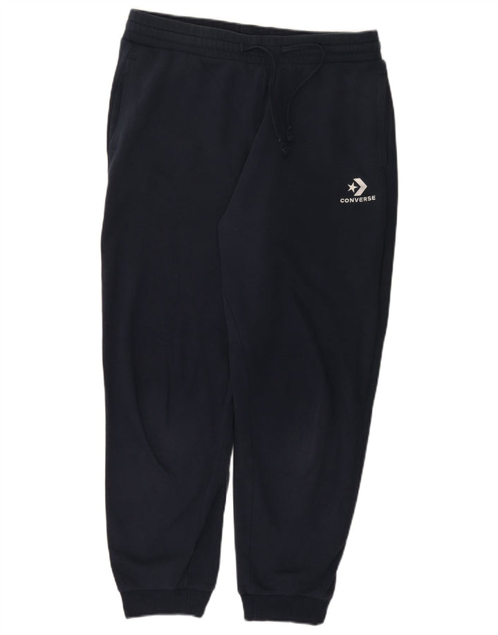 Converse Pantalon de Survêtement Joggers Homme Bleu Marine Moyen Coton