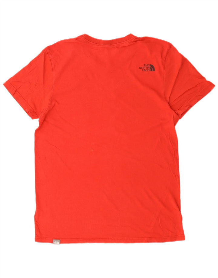 The North Face T-Shirt Graphique Homme Rouge Moyen Coton