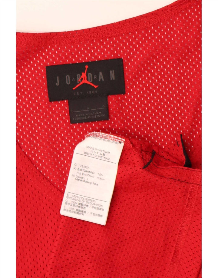 Jordan Hommes Dri Fit Débardeur Grand Rouge Polyester