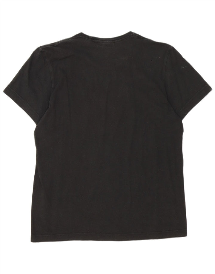 Adidas T-shirt graphique pour homme en coton noir moyen