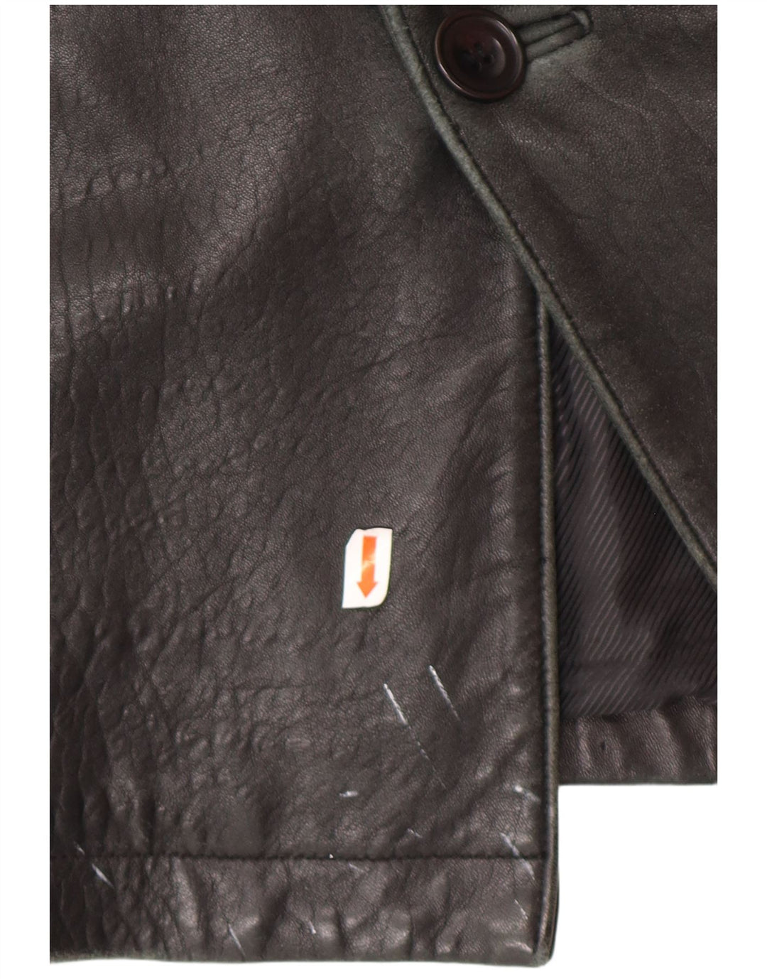 SUMMIT Manteau en cuir pour homme UK 42 XL Cuir noir
