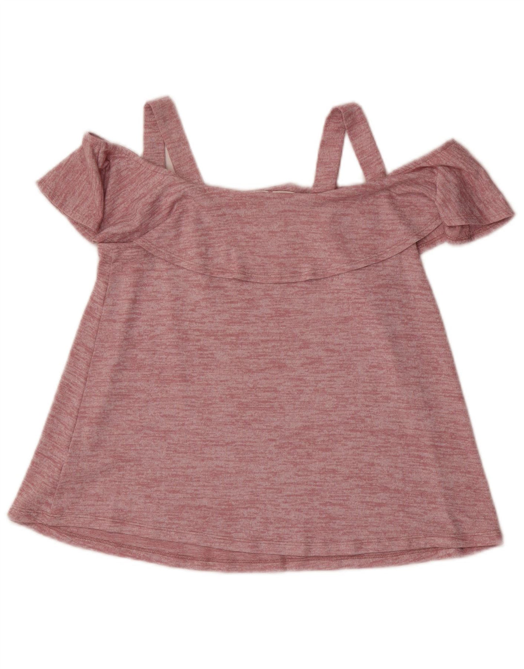 Gap Womens Petite Top à épaules dénudées UK 6 XS Rose Moucheté Polyester