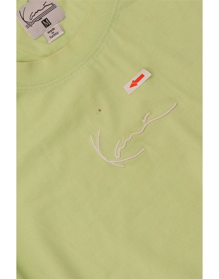 Karl Kani T-Shirt Graphique Homme Vert Moyen Coton