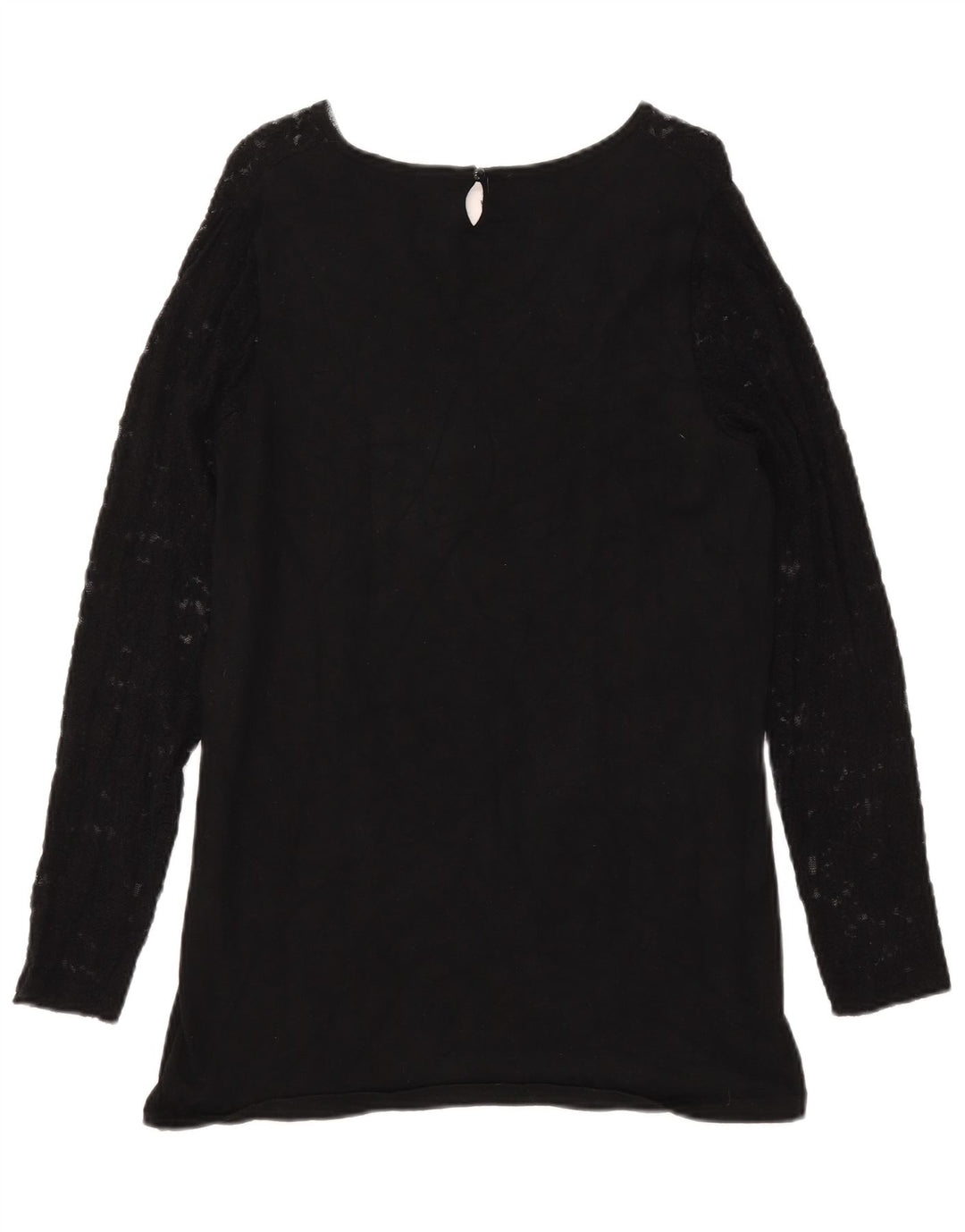 Marks & Spencer Pull à col rond pour femme UK 12 Noir moyen
