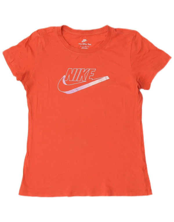 Nike T-shirt graphique pour femme UK 6 XS Orange