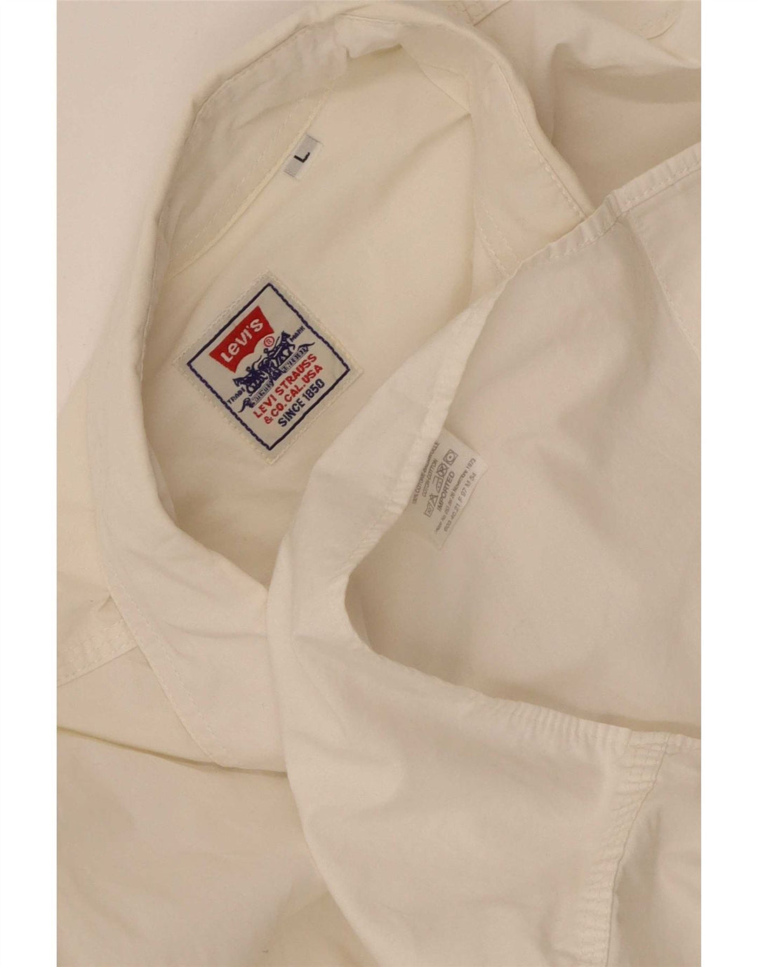 Levi's Chemise Homme Large Blanc Coton