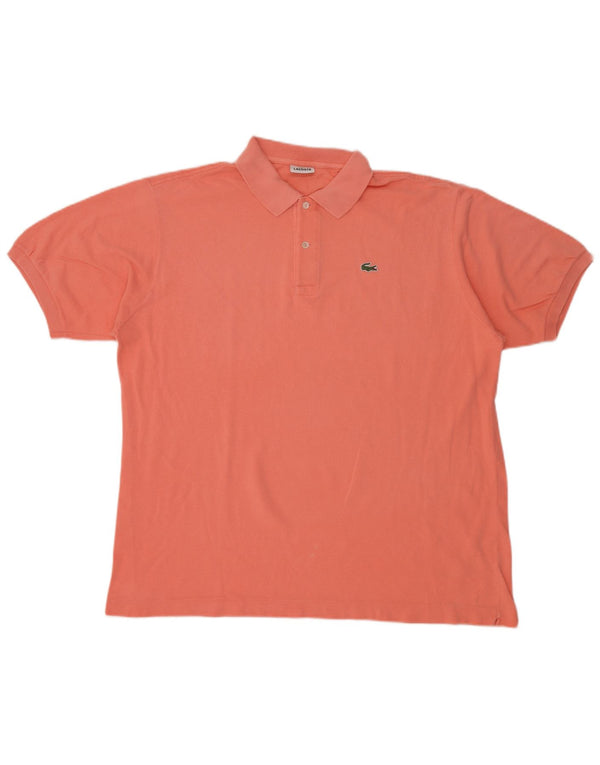 Lacoste Polo Homme Taille 7 2XL Coton Rose