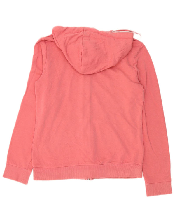 Adidas Pull à capuche zippé graphique pour femme UK 8 Petit Rose