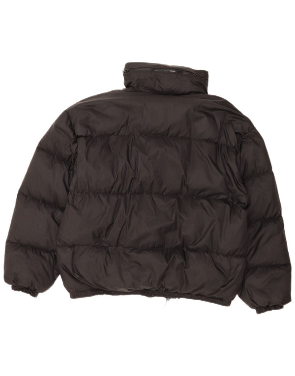 Lotto Veste matelassée à capuche pour homme UK 42/44 XL Noir Nylon