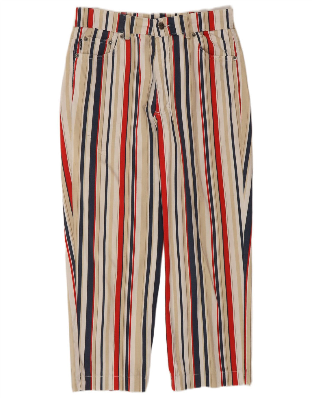 ANGELS Jean court pour femme EU 38 Medium W28 L25 rayé multicolore