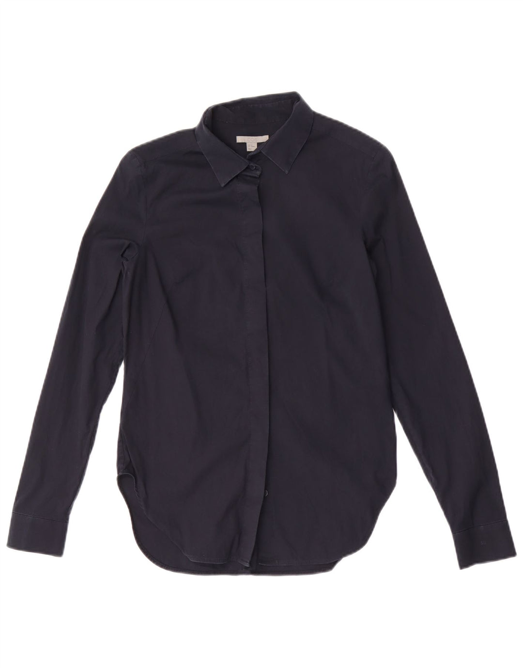 Chemise Femme Cos EU 34 XS Bleu Marine Coton