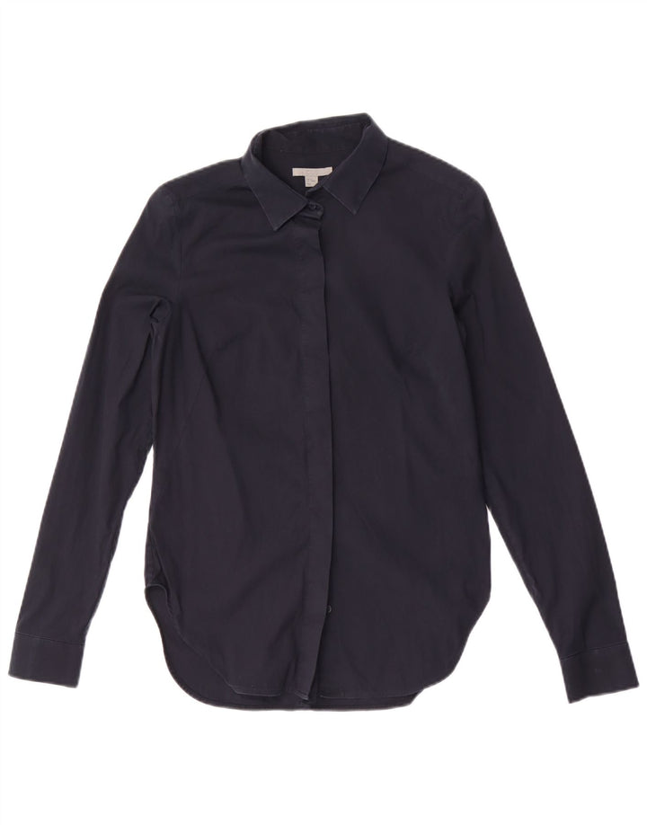 Chemise Femme Cos EU 34 XS Bleu Marine Coton