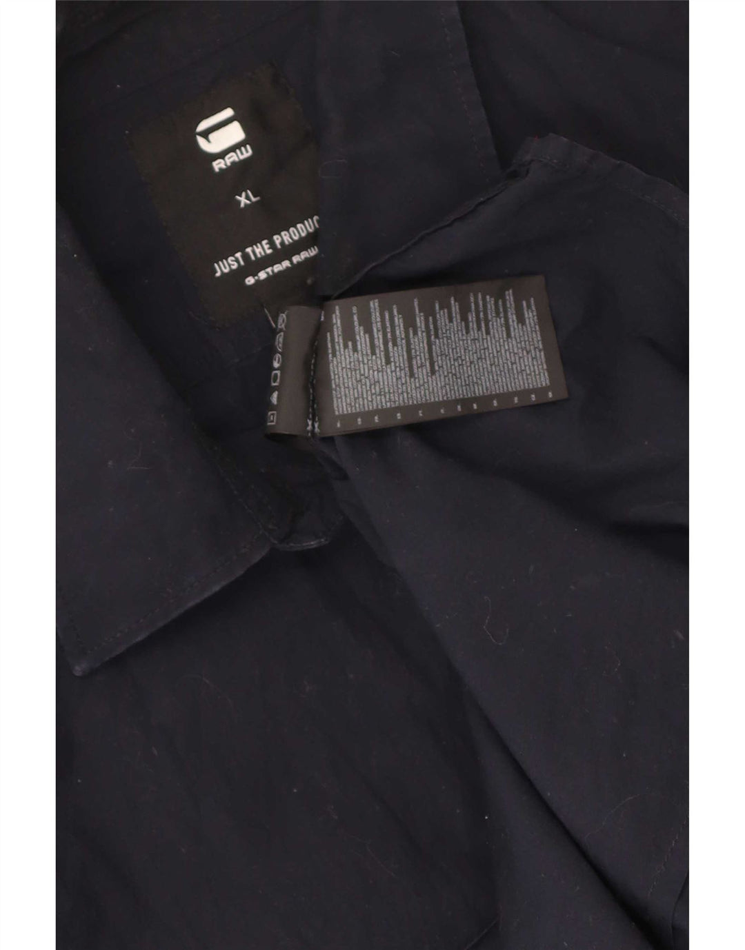 G-Star Chemise Homme XL Bleu Marine Coton