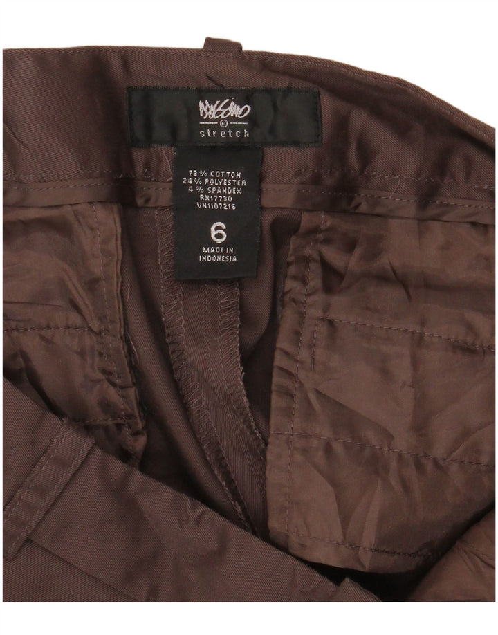 Mossimo Bermuda Stretch Femme W32 Grand Coton Marron
