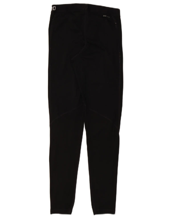 Nike Legging graphique Dri Fit pour femme UK 12 Noir moyen Polyester