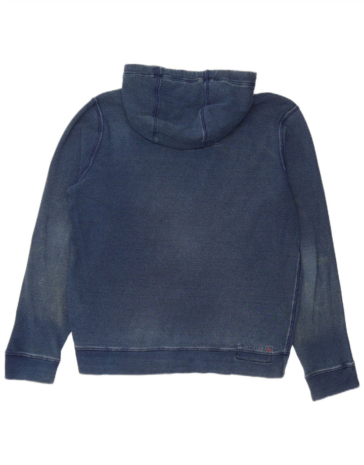 FAT FACE Sweat à Capuche Zippé Homme Bleu Marine Moyen Coton