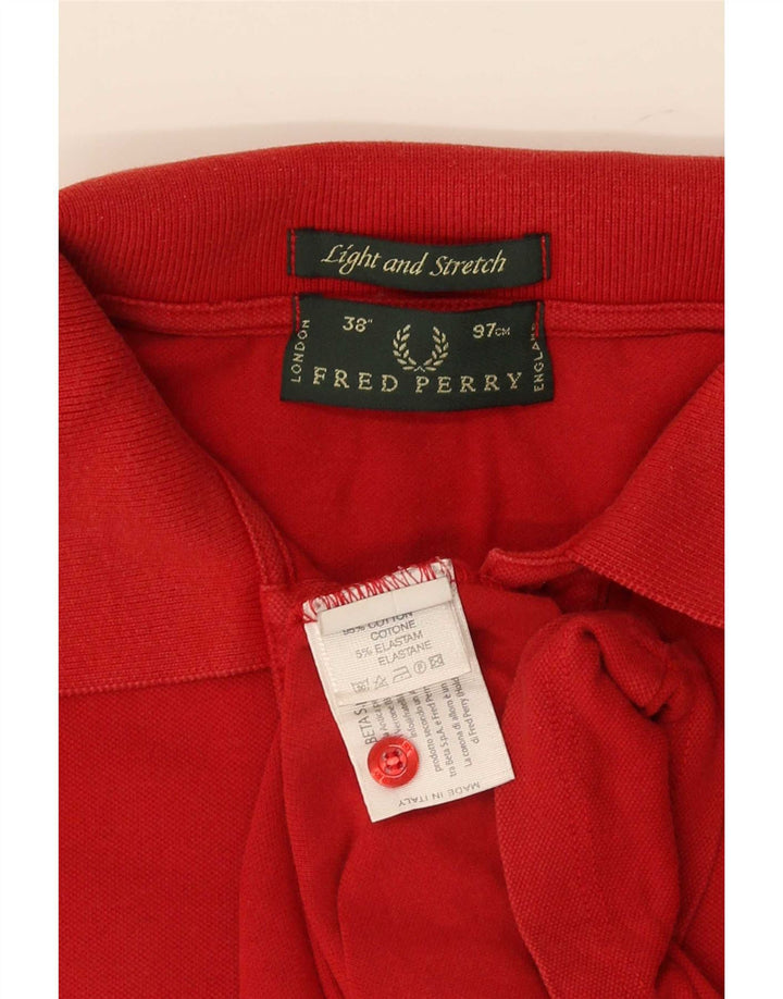 Fred Perry Polo Homme Petit Coton Rayé Rouge