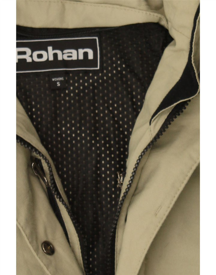 ROHAN Womens Raincoat UK 10 Small Beige Vintage Rohan and Second-Hand Rohan from Messina Hembry 