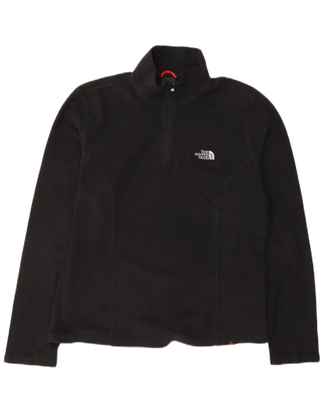 The North Face Pull polaire à col zippé pour femme UK 14 Medium Noir Polyester