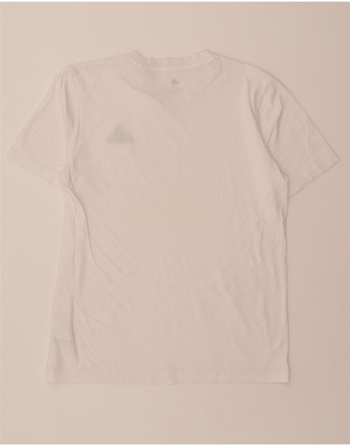 ADIDAS Mens T-Shirt Top Small White Cotton Vintage Adidas and Second-Hand Adidas from Messina Hembry 