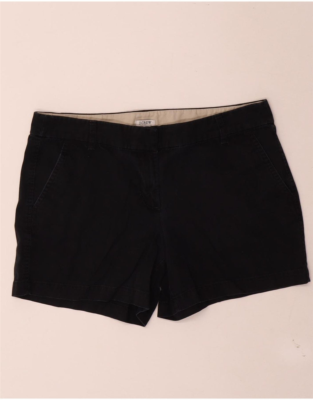 J. Crew Short Chino Femme US 10 Large W34 Coton Noir