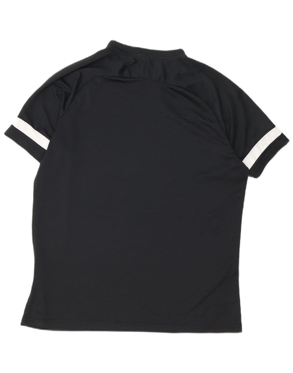 Nike Hommes Dri Fit T-Shirt Top XL Noir Colorblock