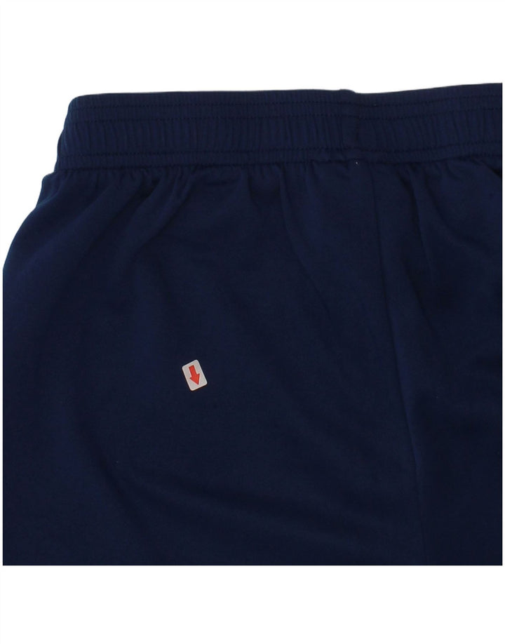 Umbro Short de Sport Garçon 9-10 ans Bleu Marine Moyen Polyester