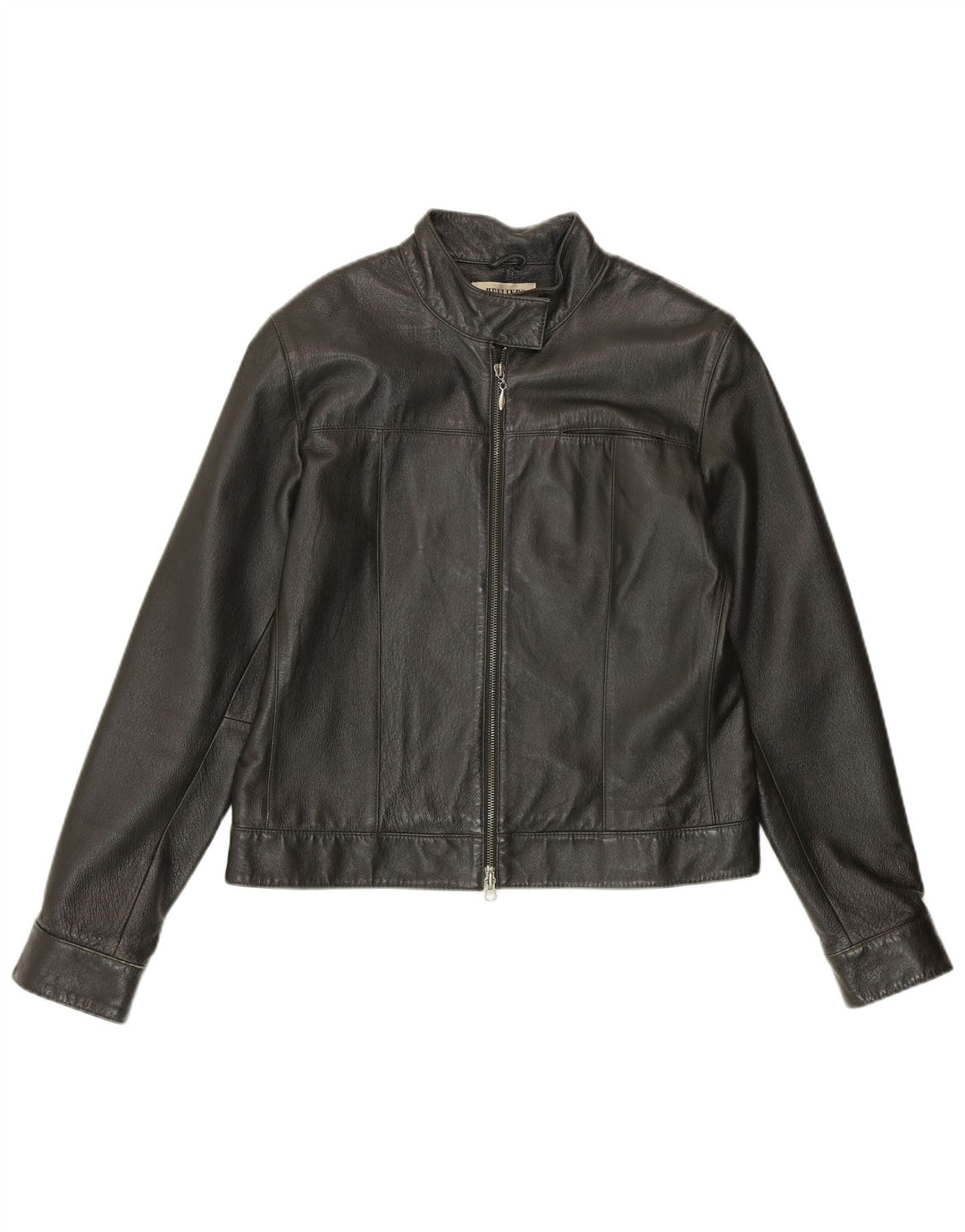 HELLINE Veste en cuir femme UK 14 Cuir vert moyen